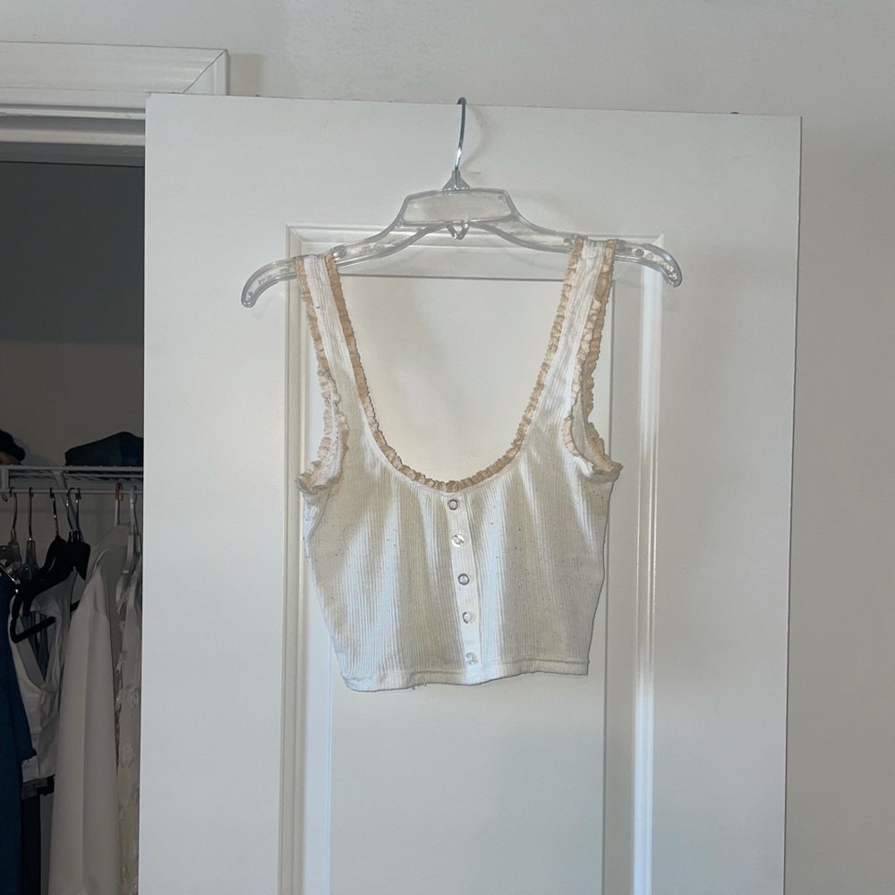 Pac sun cream crop top